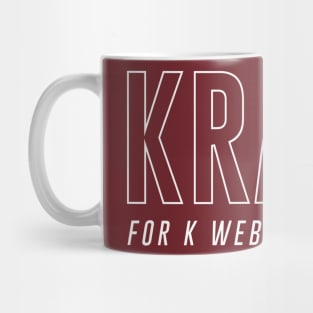 Krazy for K Webster's Books Mug